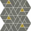 Керамогранит  / Италон / Italon / Avantgarde / Авангард/ Мозаика Блэк Люксор 30.7х30.9 / Black Mosaico Luхor 30.7х30.9